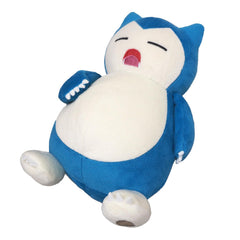 Sanei Snorlax plush close-up face, soft fur ideal for cuddling.