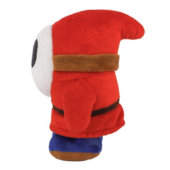 Sanei Shy Guy plush back view, authentic Mario All Star design