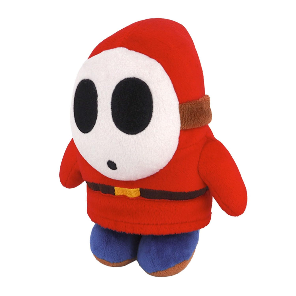 Sanei Shy Guy plush front view, soft and collectible for Mario fans