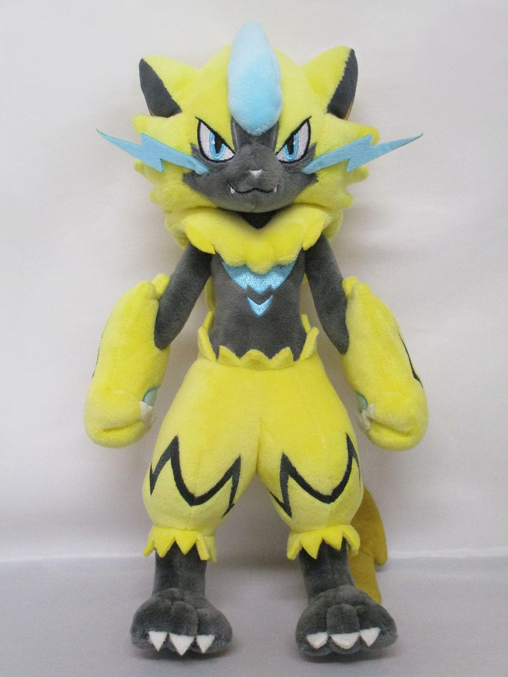 Sanei Zeraora 11-inch plush, side view, great for hugging and collection