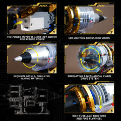 SANGQAOFU app-controlled motor enables interactive thruster modes and synchronized sounds.