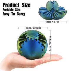 SANSGOUP Gear Sphere edge detail showcases quality 3D print