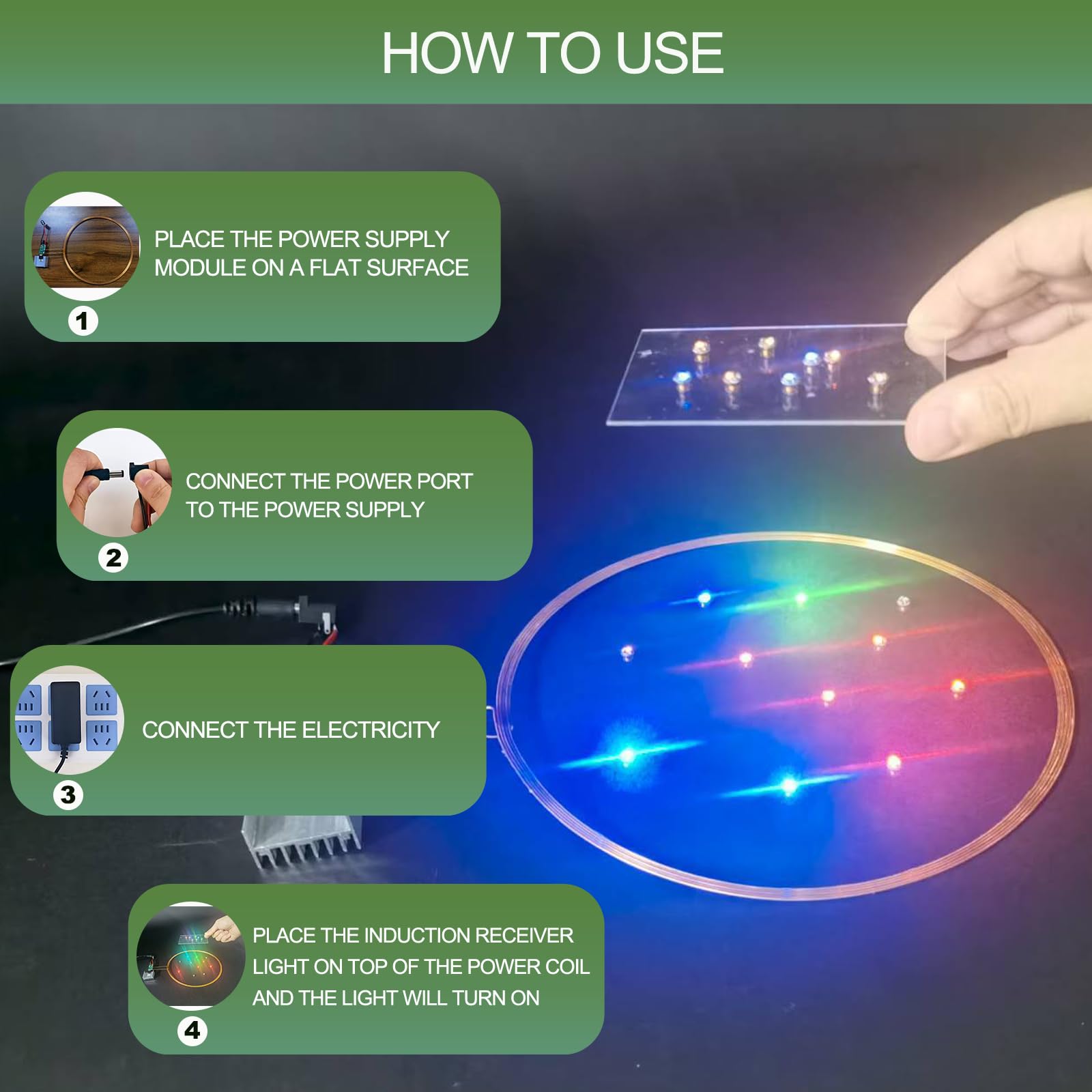 Sanjmonky sensing distance of 0-20 cm alters brightness by proximity