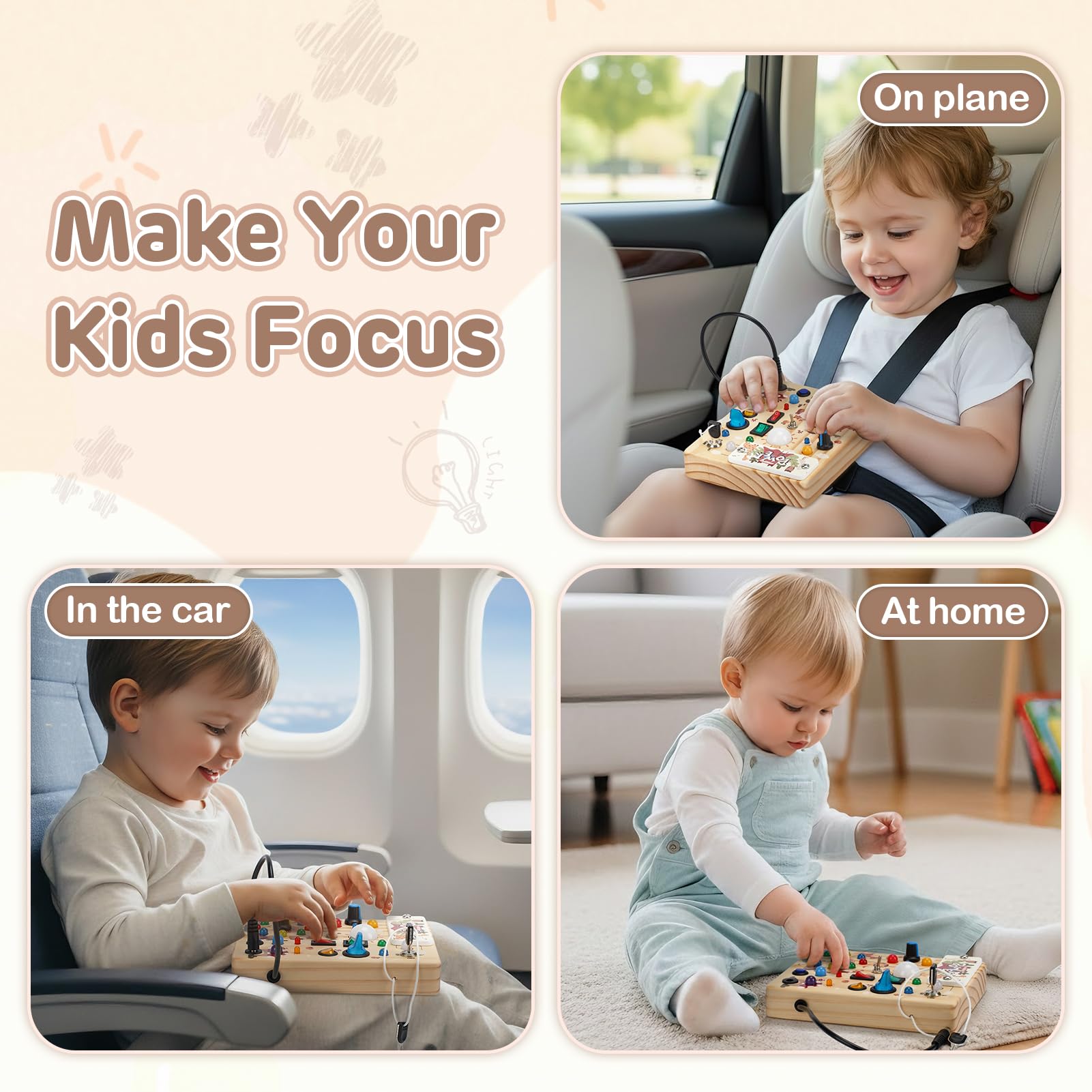 Sanlebi LED Busy Board makes a thoughtful screen-free gift.