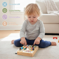 Sanlebi LED Busy Board offers screen-free focus for toddlers.