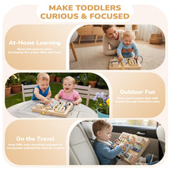 Sanlebi Montessori toy gift for toddlers 1-3 encouraging screen-free exploration.