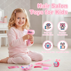 Sanlebi Pink storage bag keeps all accessories organized.