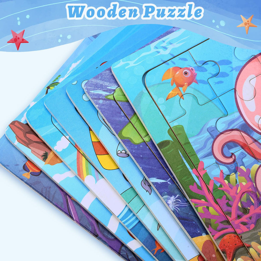 SANNIX children playing outdoors with puzzles for cooperative fun