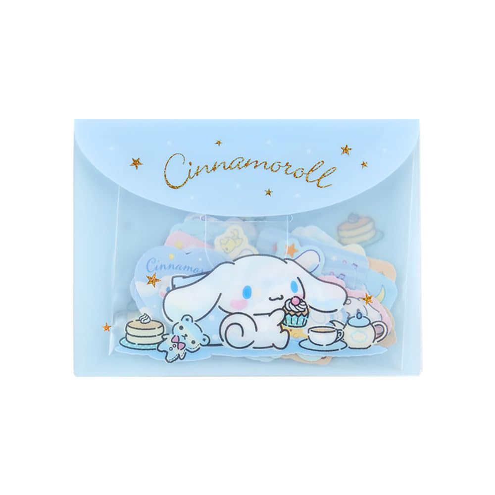 Sanrio Cinnamoroll seal close-up for cute stationery detail
