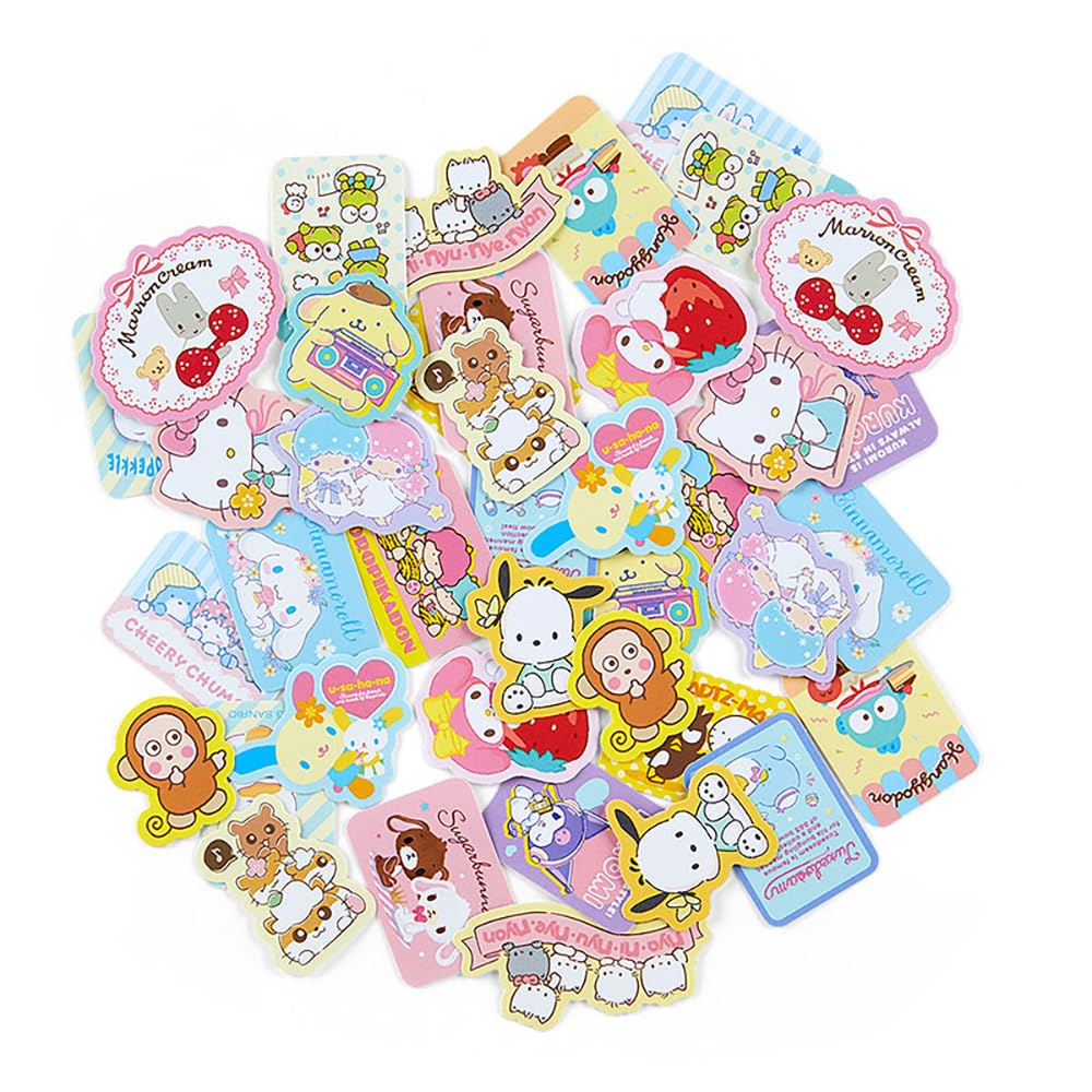 Sanrio Characters Seal and Case Set with card slot keeps your own card handy and secure.