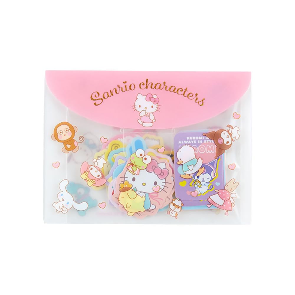 Sanrio Characters Seal and Case Set interior view highlights compact storage for small items.