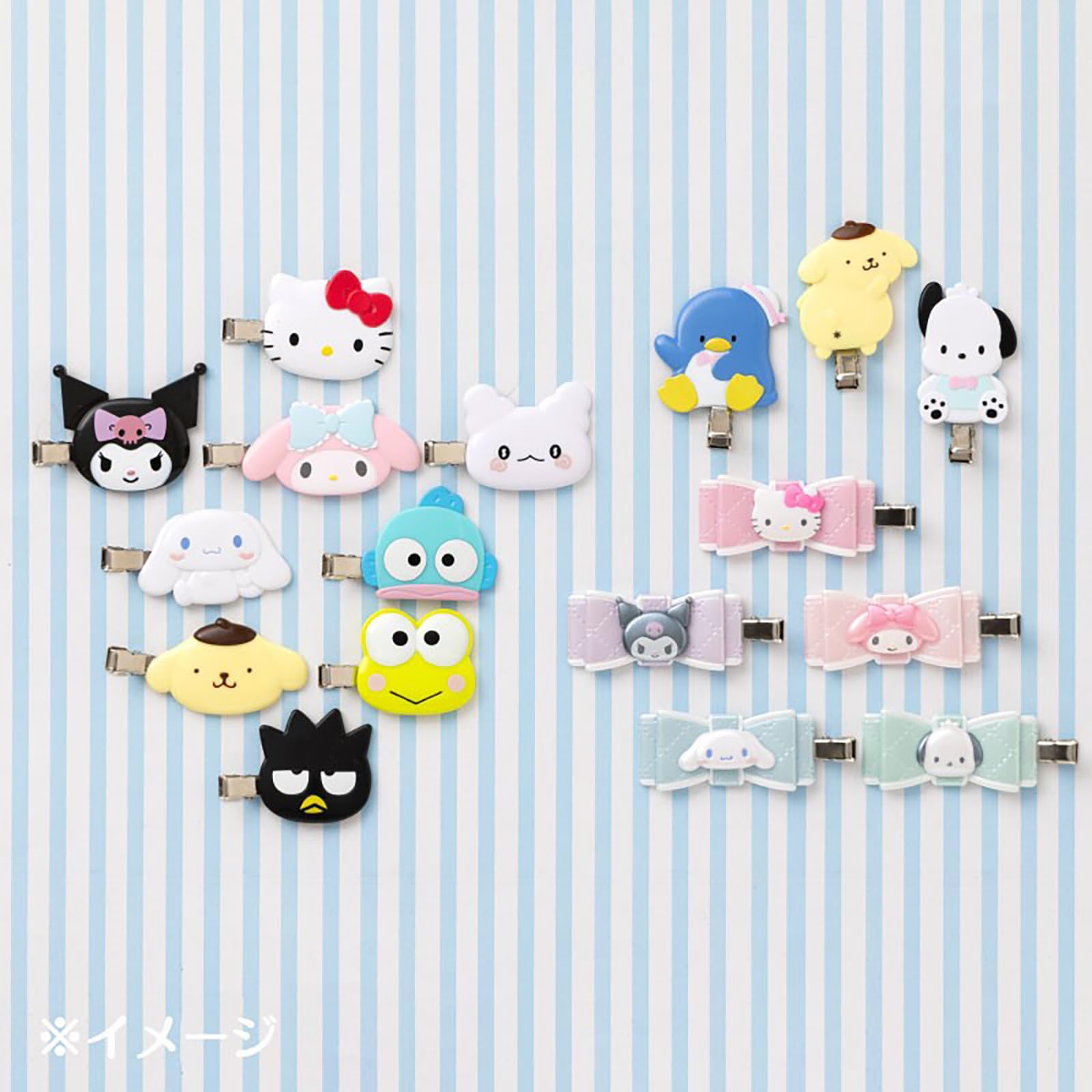 Sanrio Charmy Kitty bangs clip ideal for makeup application