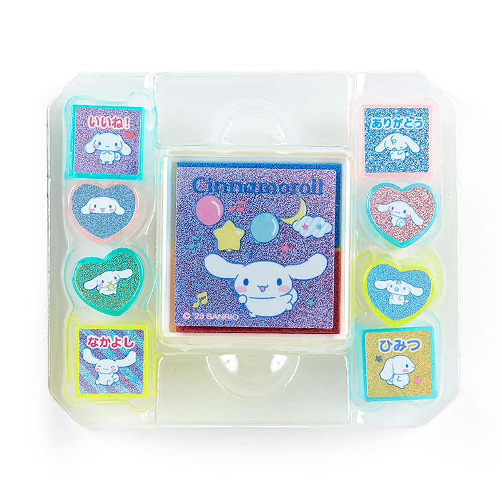 SANRIO Cinnamoroll Stamper Kit Jewelry Box doubles as a stylish keepsake storage