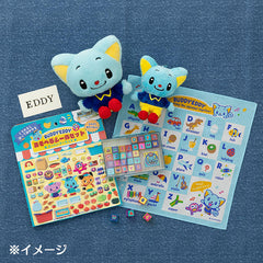 Sanrio Eddy Mascot Holder on desk display demonstrates organization
