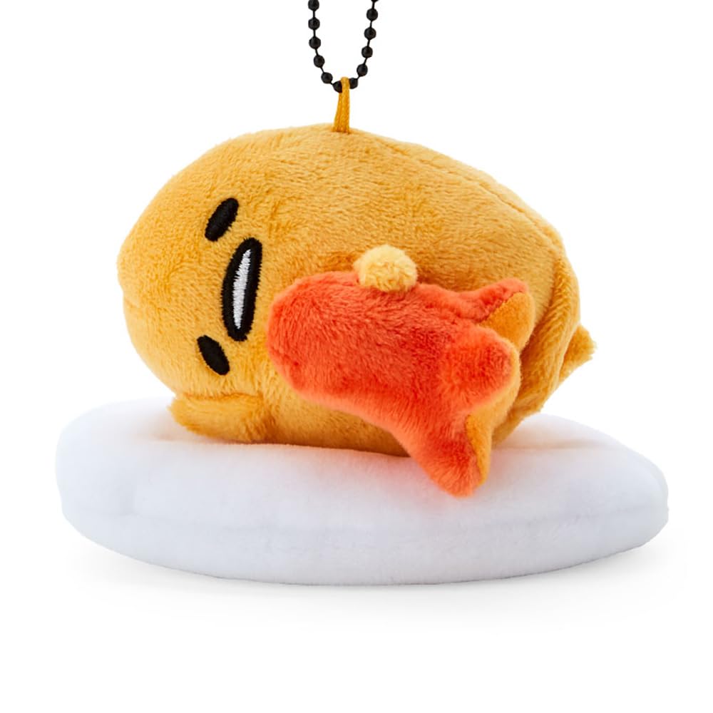 SANRIO Gudetama Mascot Holder side view, cute shelf accent with organizer.