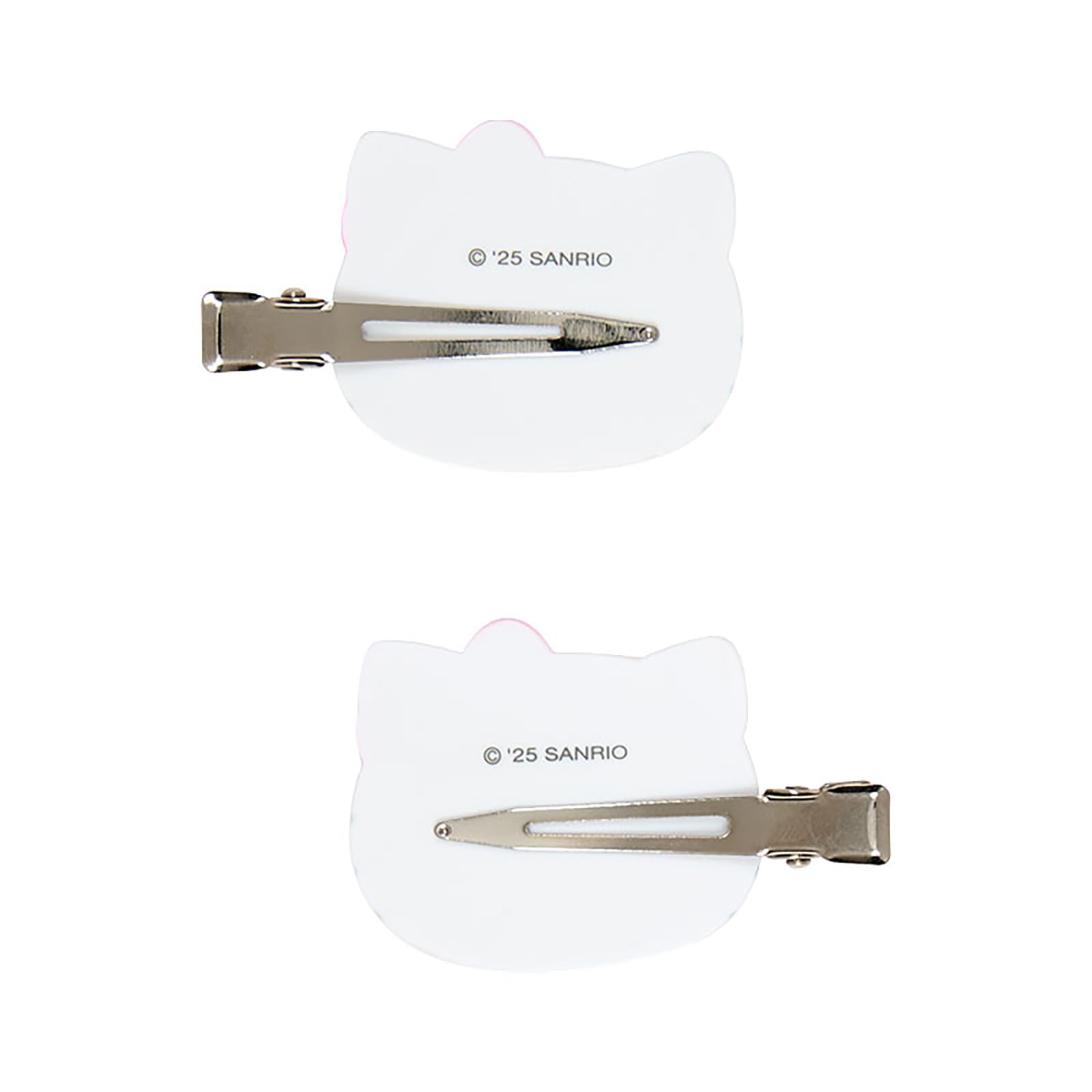Sanrio Hello Kitty bangs clip left-facing holds hair away from face.