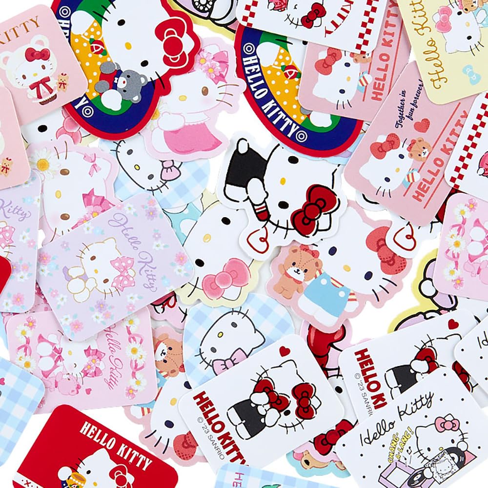 Gift-ready Sanrio Hello Kitty sticker case set for fans.