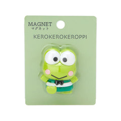 Sanrio Kerokerokeloppi mascot magnet on fridge for cute notes