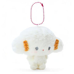 SANRIO Kogimyun Mascot Holder, close up fabric texture for fans.