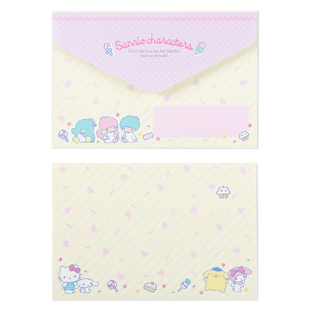 SANRIO letter set characters—iconic faces brighten any note.