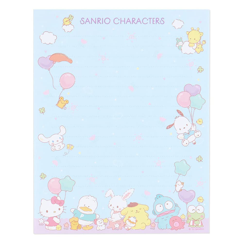 SANRIO letter set packaging—compact, travel-friendly packaging.