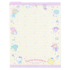 SANRIO letter set paper detail—smooth surface ideal for everyday writing.