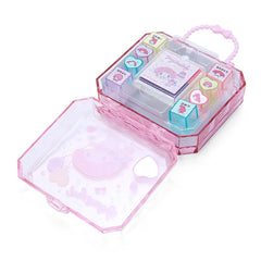 Sanrio My Melody stamp set stamps spread for colorful crafting and stamping.