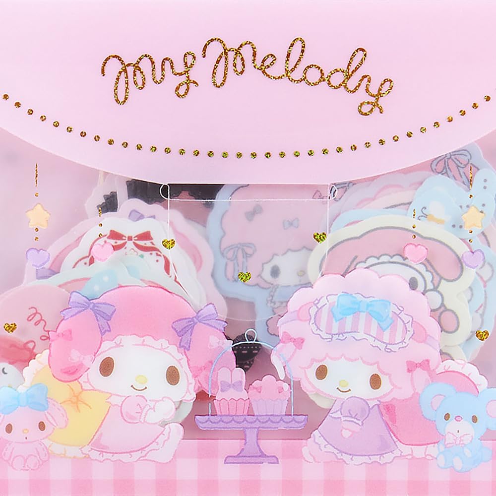 SANRIO My Melody sticker case set card slot ready for cards.
