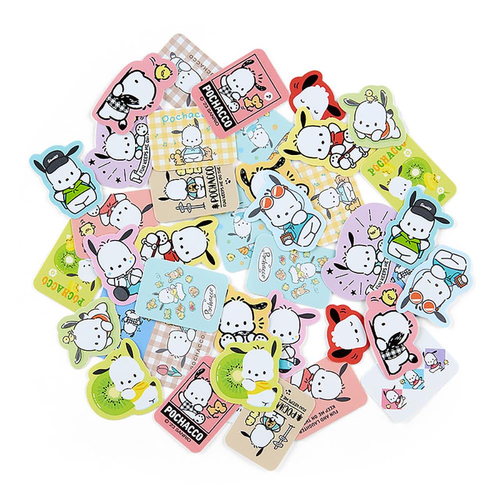 Sanrio Pochacco seal close-up highlighting cute character design.