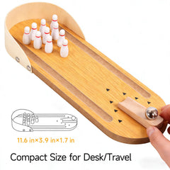 SANTA CASA bowling ball delivering smooth rolls for desk games