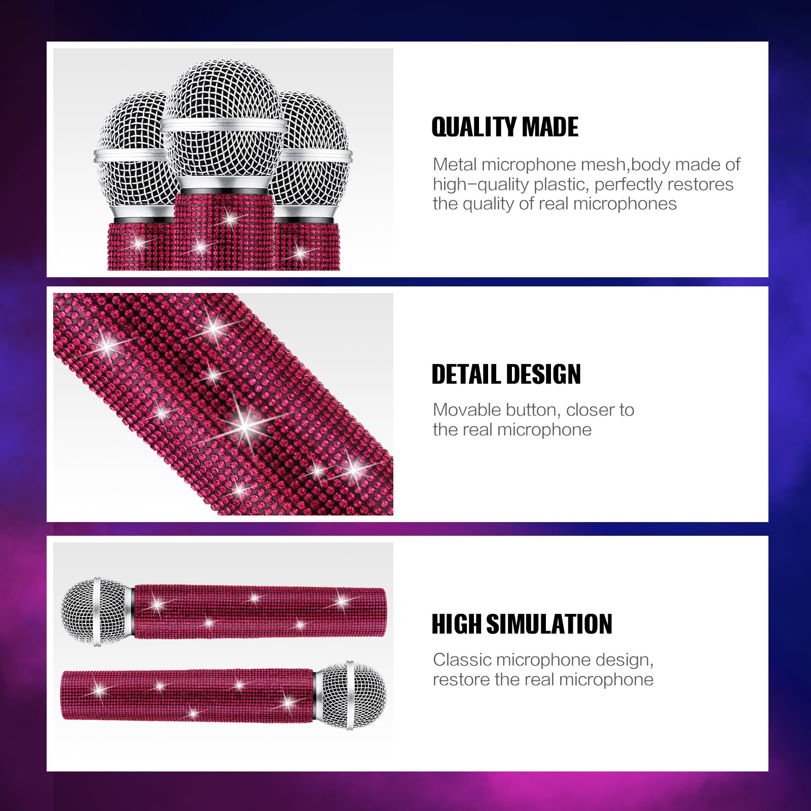 Sanwuta cosplay microphone prop for expressive performances and themed parties