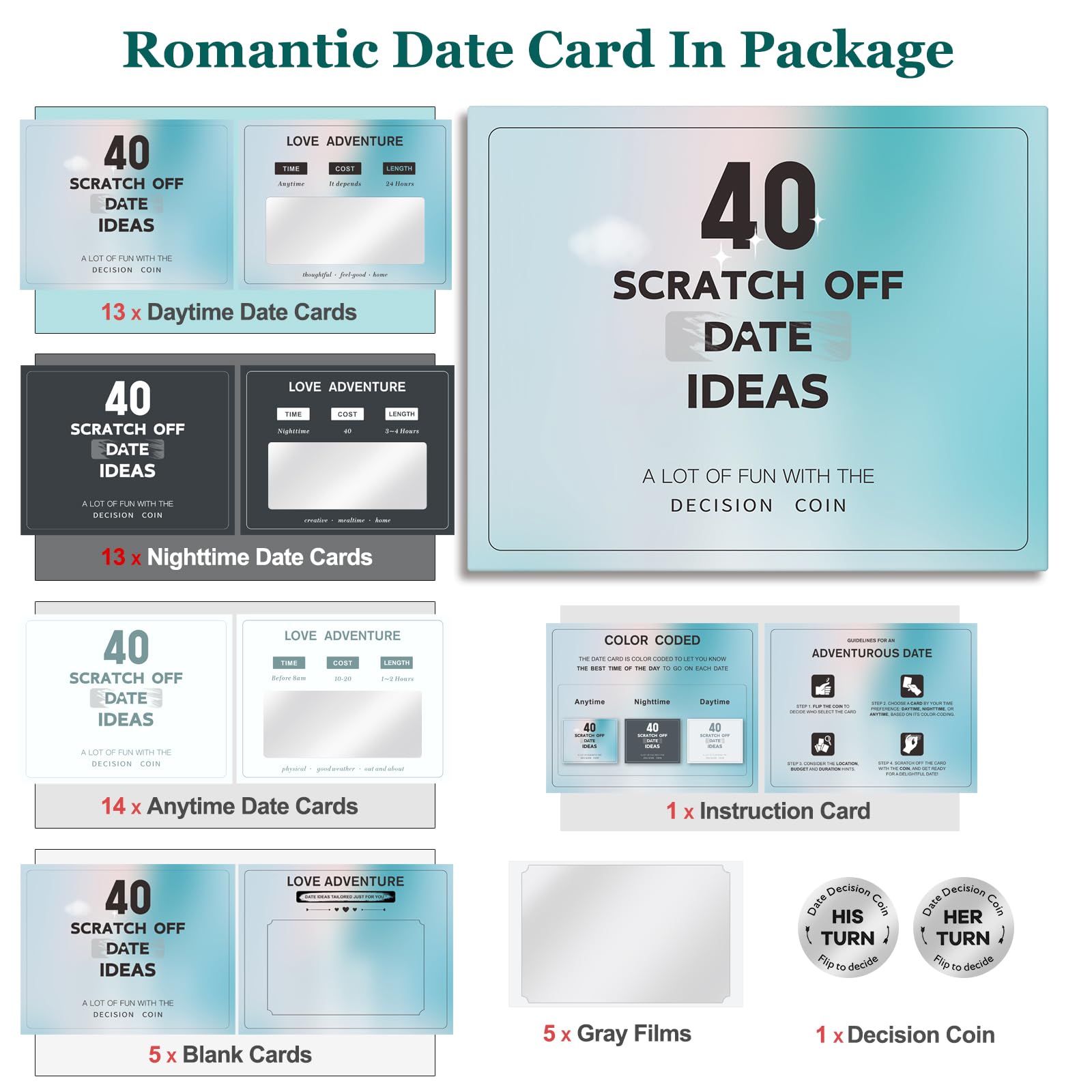 SAPGIF date ideas card closeup shows time and cost hints for planning.
