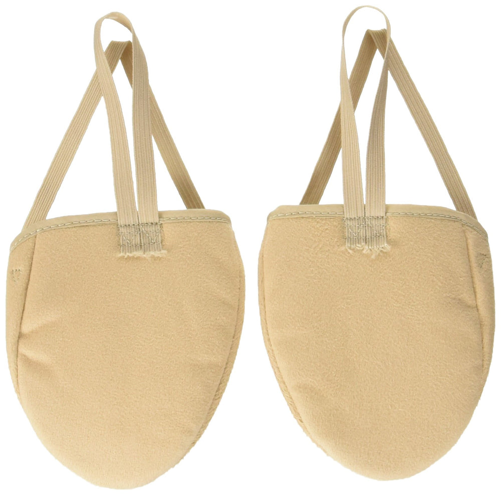 Sasaki 147 rhythmic half shoes beige side view showing flexible sole.