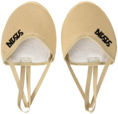 Sasaki 147 rhythmic half shoes beige top view for stability and grip.