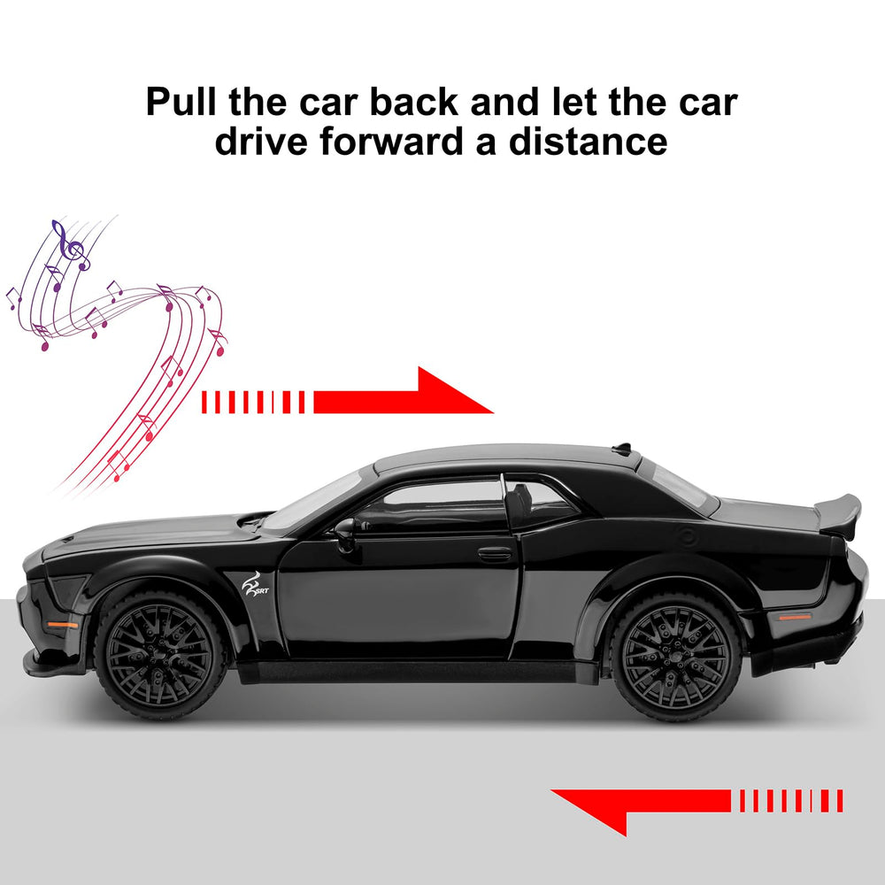 SASBSC Challenger 1:32 die-cast with pull-back action for fast play.