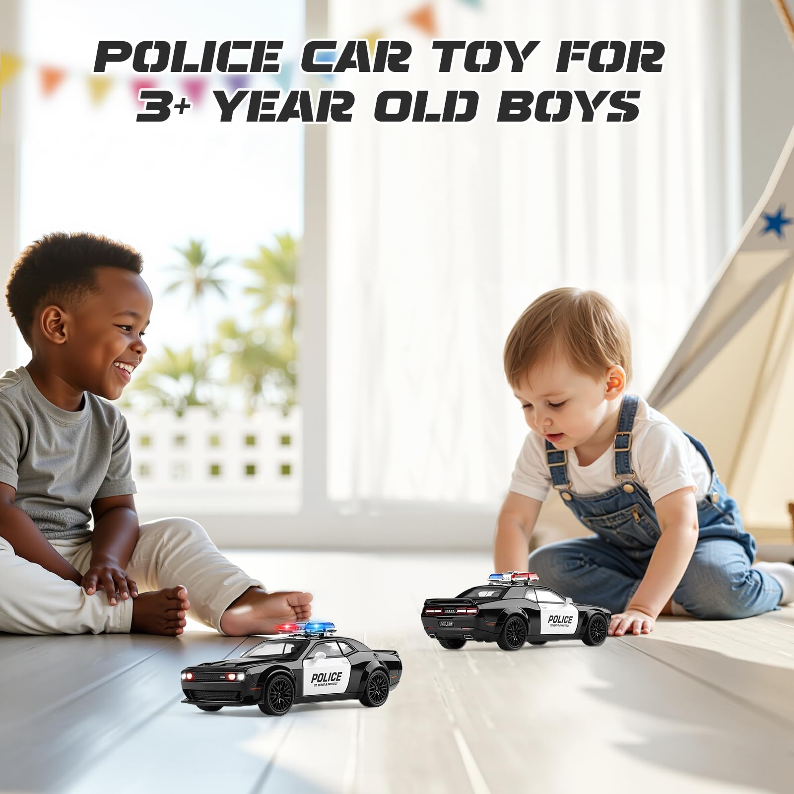 SASBSC collectible display-ready police car keeps a keepsake safe