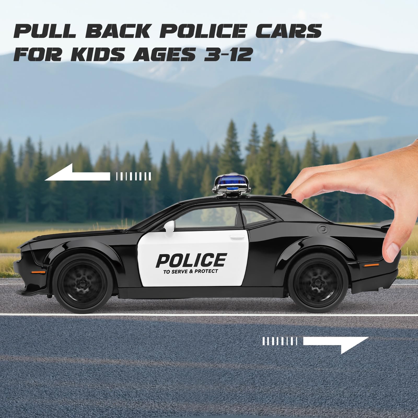 SASBSC pull-back action supports active play and coordination