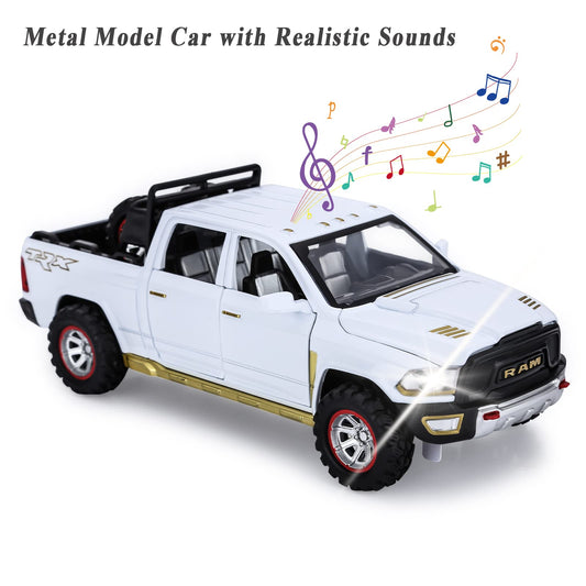 SASBSC toy truck pull-back action promotes fast chase games and excitement.