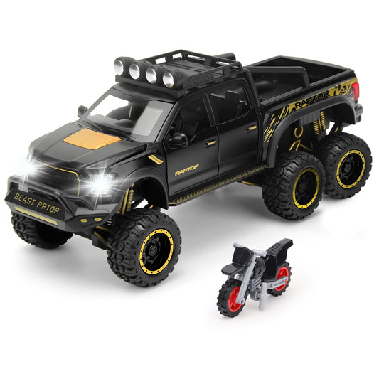 SASBSC pickup truck pull-back feature shown for quick starts
