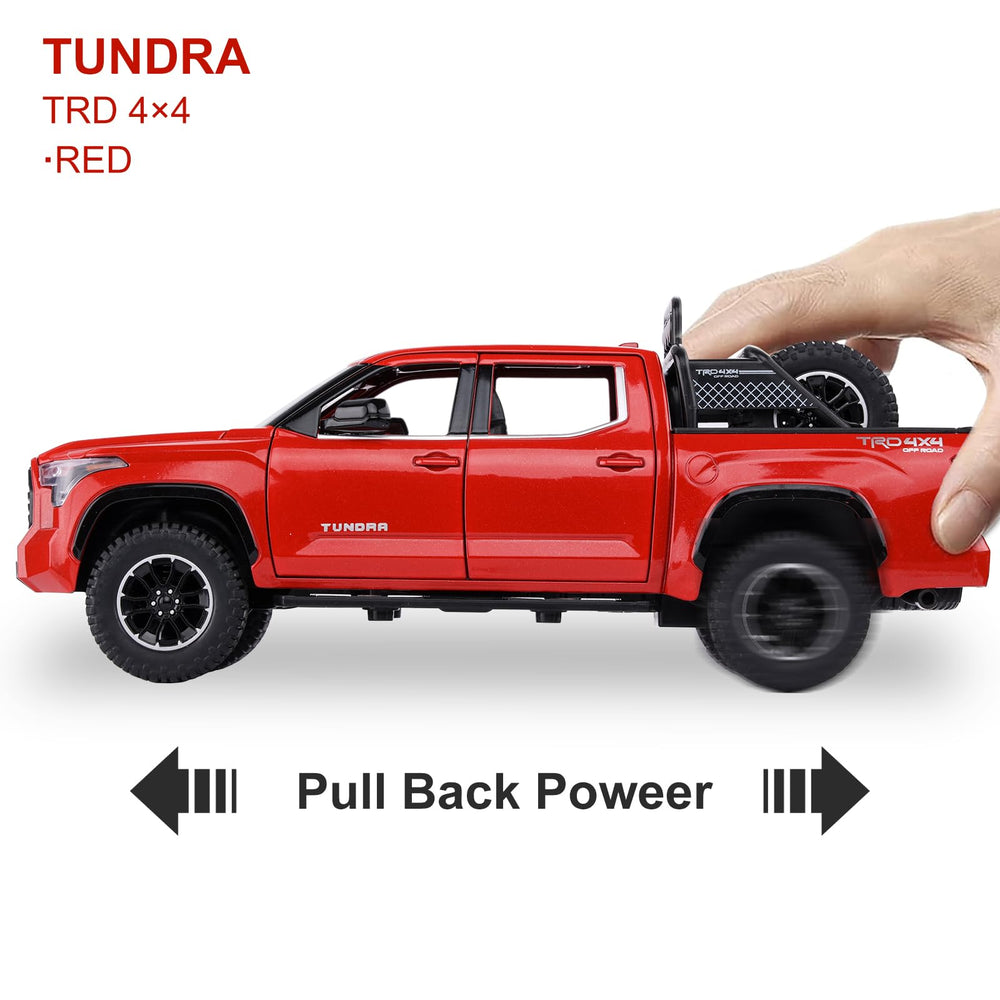SASBSC Tundra truck green diecast promotes imaginative racing and collection.