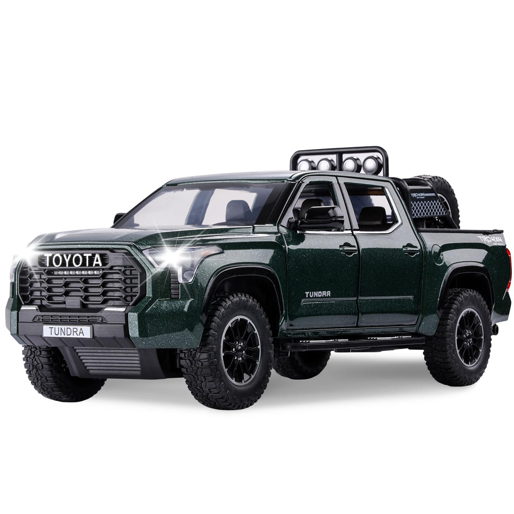 SASBSC Tundra truck green exterior detail highlights durable play-ready build