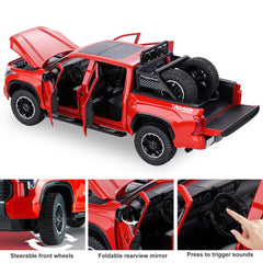 SASBSC Tundra truck red with open doors for action-packed loading play.