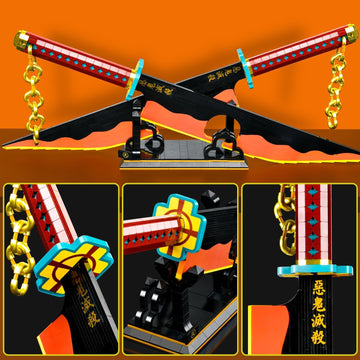 SATHIBI Demon Sword handle and blade showcase precise construction and tactile feel