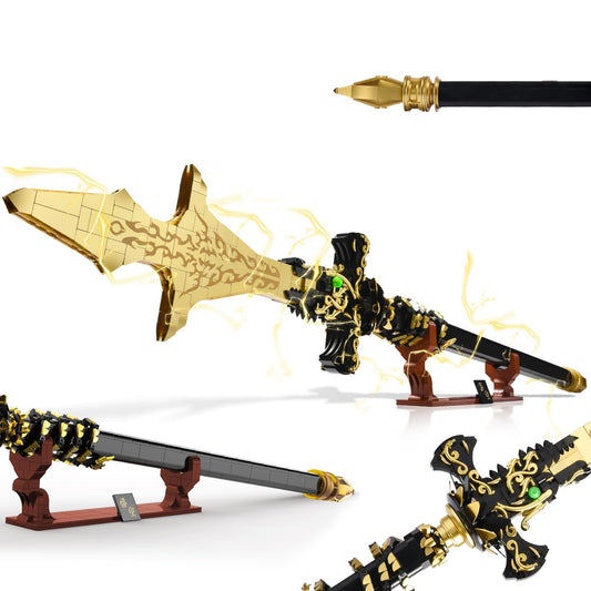 SATHIBI Demon Swords 46-inch blade ready for display and imaginative play.
