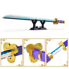 SATHIBI Yamato sword building set stand shown for elegant tabletop display