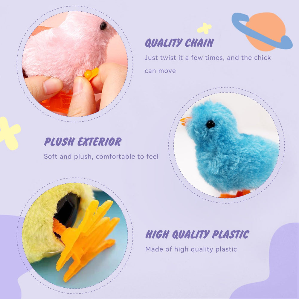 SAURAWAN chicks with bright feathers spark visual imagination during play