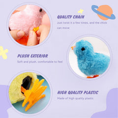 SAURAWAN chicks with bright feathers spark visual imagination during play
