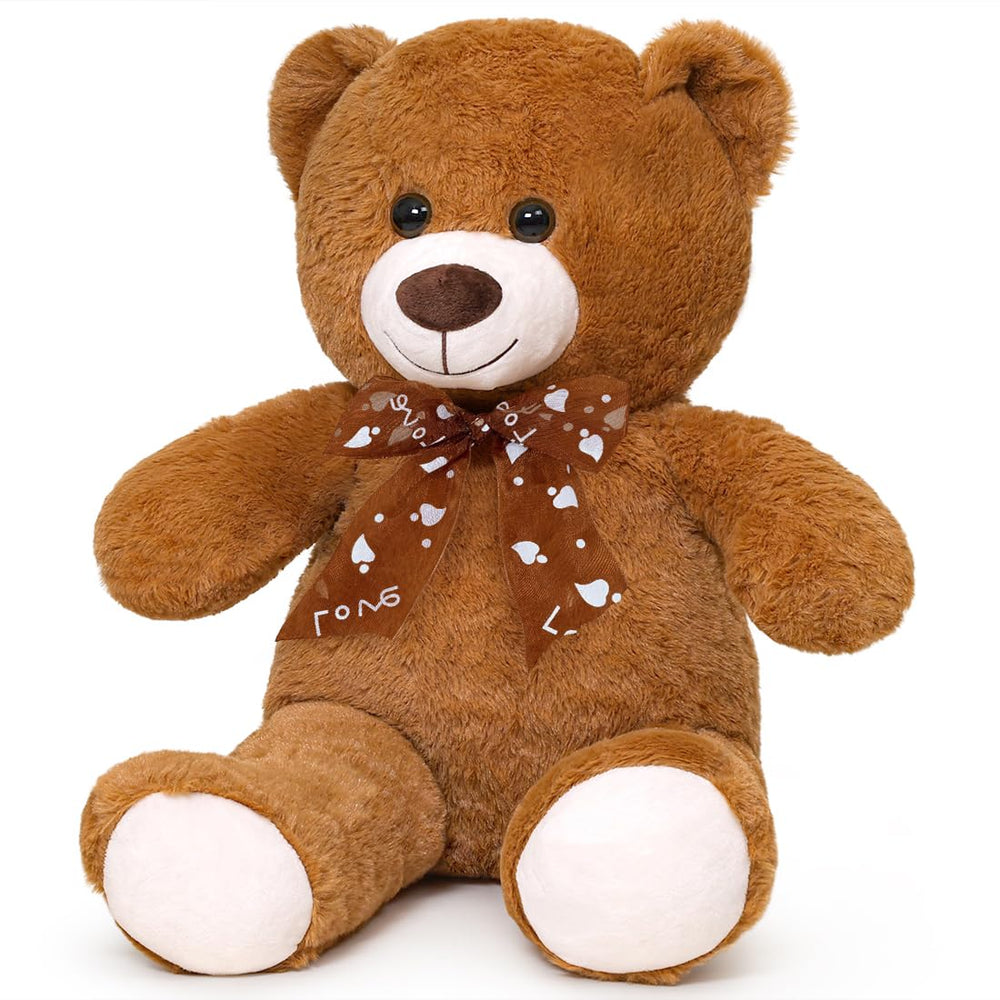 Sausudols Teddy Bear 16-inch hugging pose encourages cozy moments on the couch.