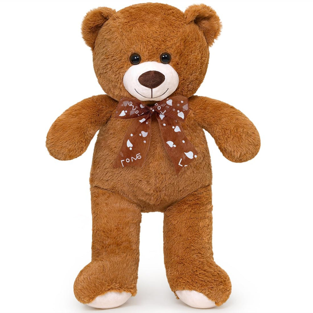 Sausudols Teddy Bear 16-inch travel-ready for car trips and on-the-go comfort.