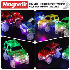 Save Unicorn magnetic cars colorful set ideal for race play